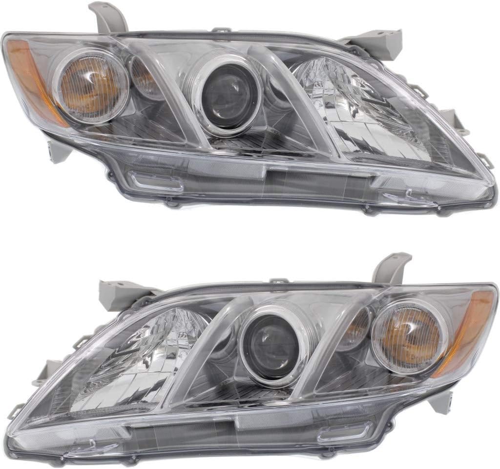 Toyota Camry 2007 2008 2009 Headlight Assembly Pair T315