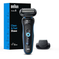 Blue Electric Foil Shaver with Precision Trimmer H86743