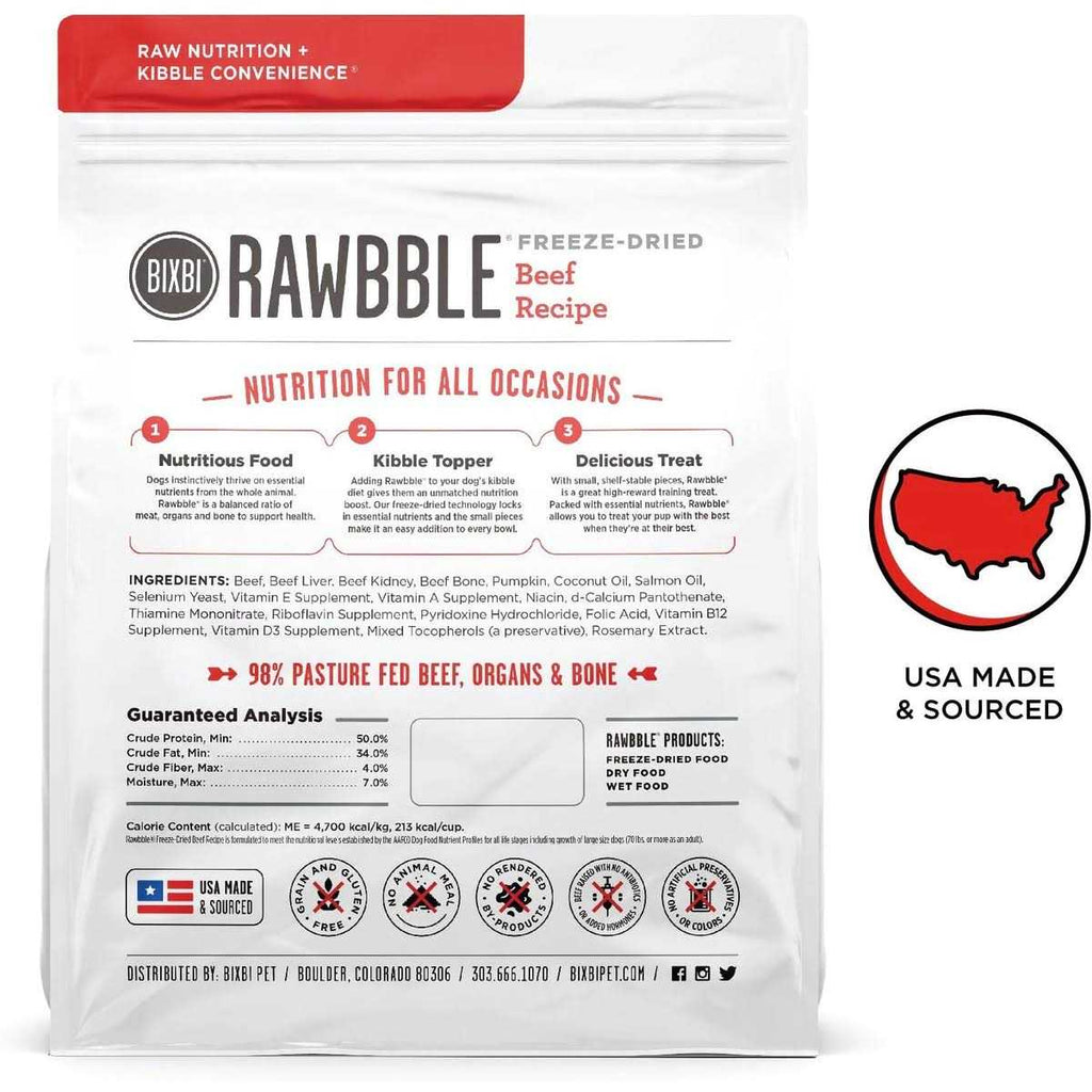 Freeze Dried Beef Dog Food U460
