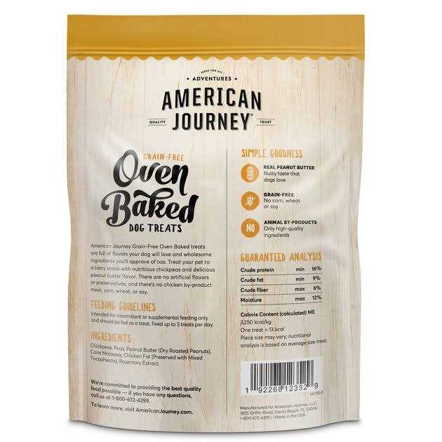 Peanut Butter Grain-Free Oven Baked Crunchy Biscuit Dog Treats Q4926