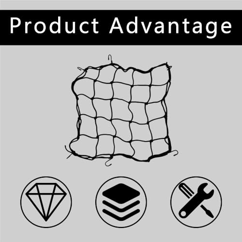 Small Cargo Net with 6 Metal Hooks Z750712