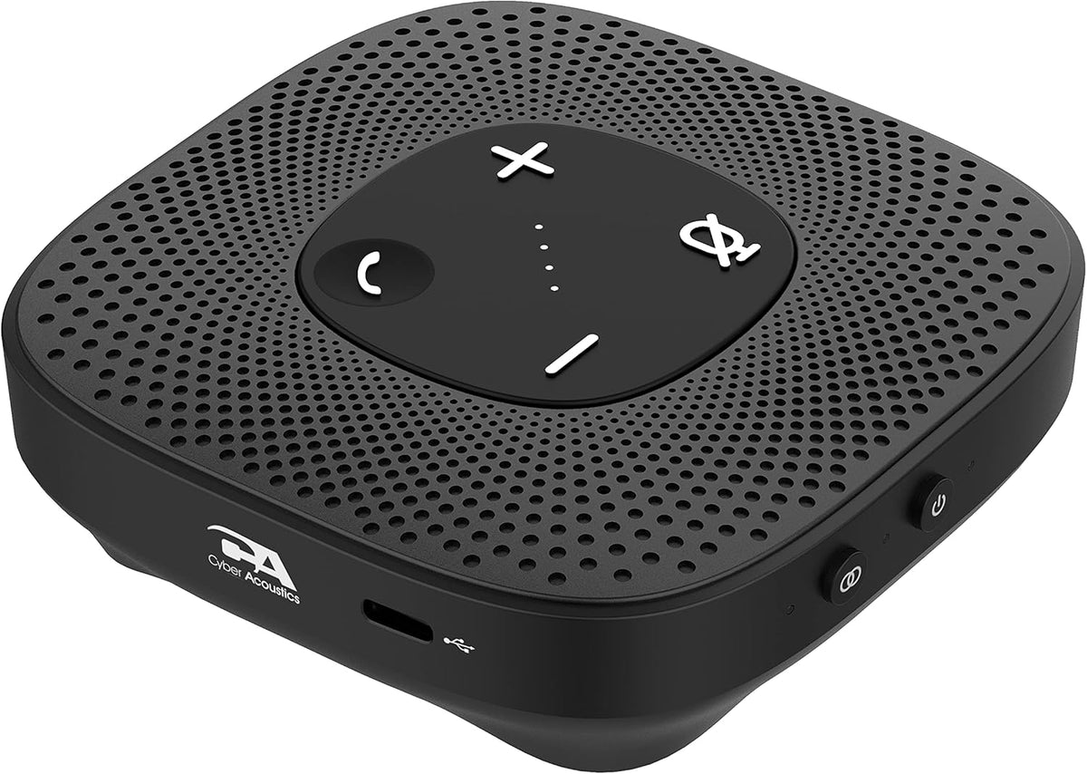 USB and Bluetooth Speakerphone with 360 Degree Noise Cancelling Microphone X3132