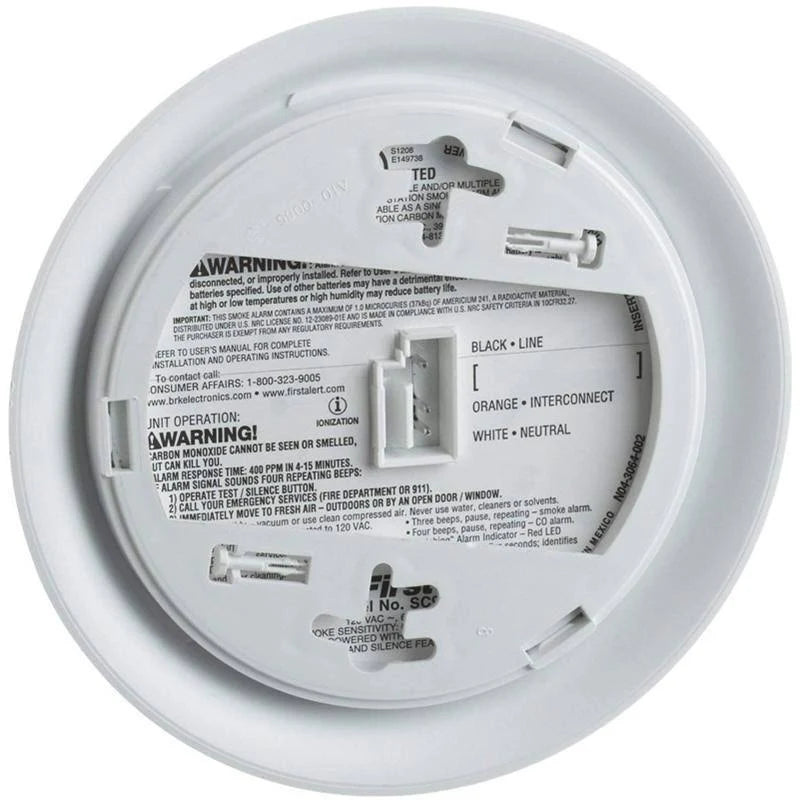 10 Pack Smoke and Carbon Monoxide Detector with Battery Backup N1067