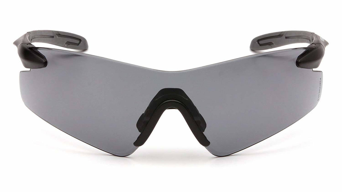 Frameless Lightweight Safety Glasses with Gray Lens Z262