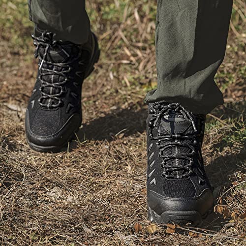 Men's Waterproof Non-Slip Lightweight Mid Top Hiking Boots Z927