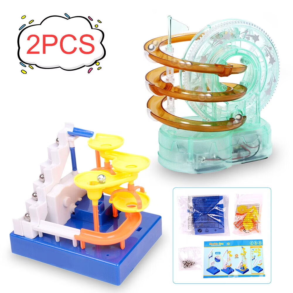 Transparent Track DIY Assembled Roller Coaster Toy O48553