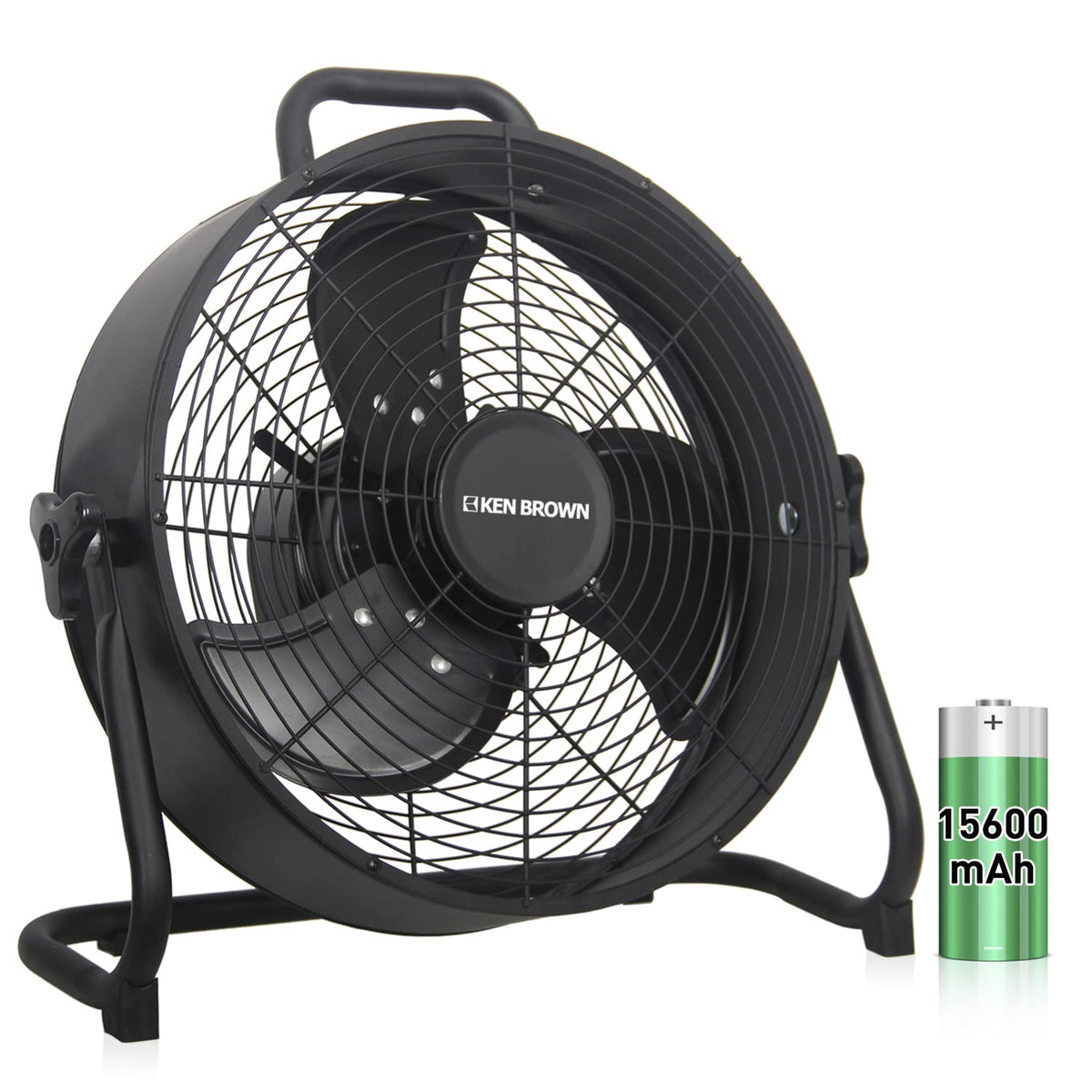 12 Inch Rechargeable Battery Operated Outdoor Floor Fan P855152