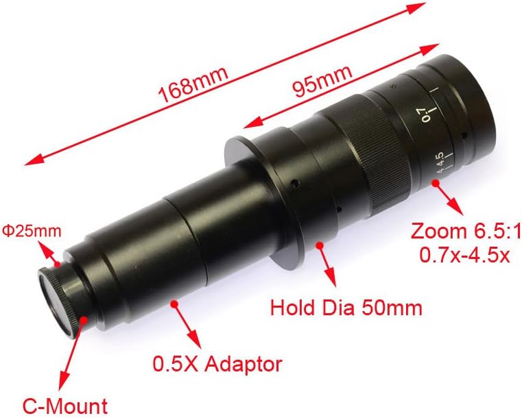 14MP HDMI USB Digital Microscope Camera Set with C-Mount Lens J622