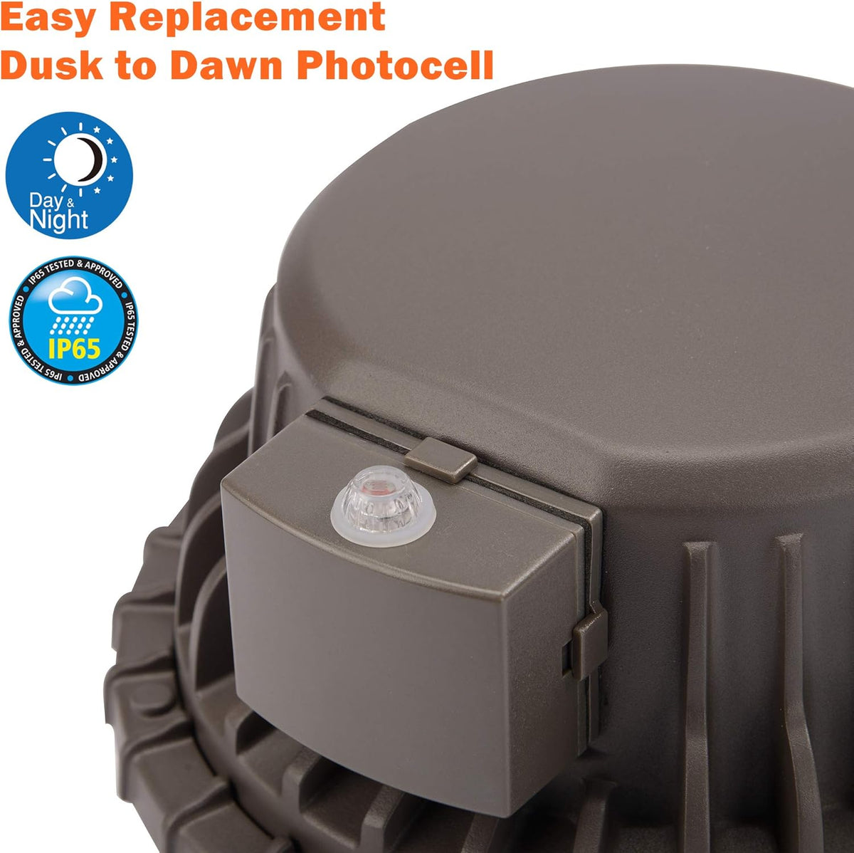 LED Area Light 90 Watts Dusk to Dawn Photocell Included, 11,250 Lumens, 5000K F3868