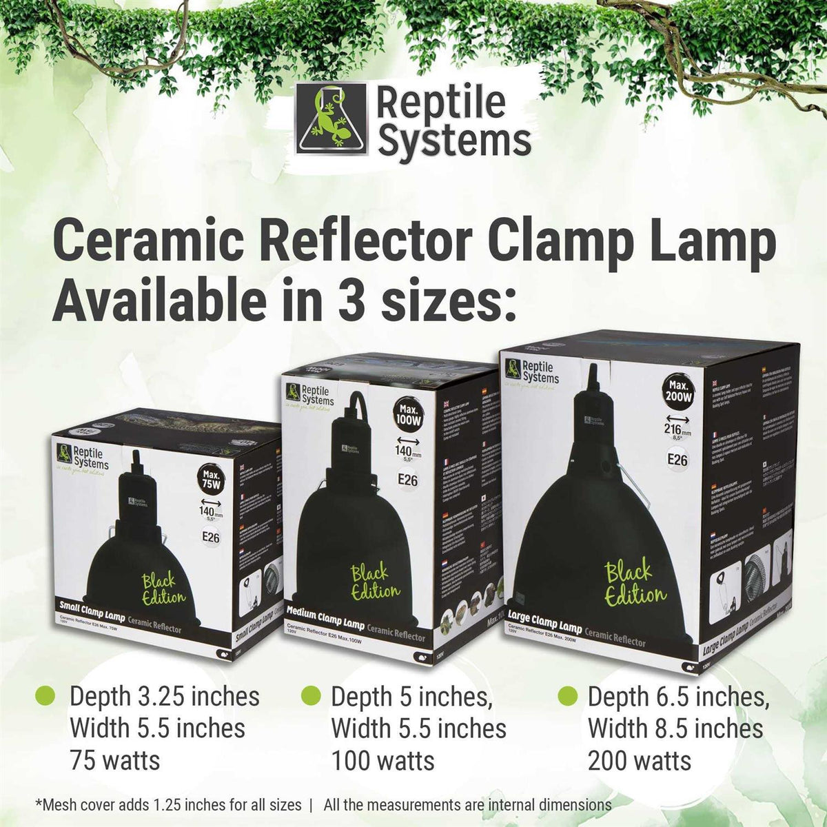 Clamp Lamp Ceramic Reflector H28117