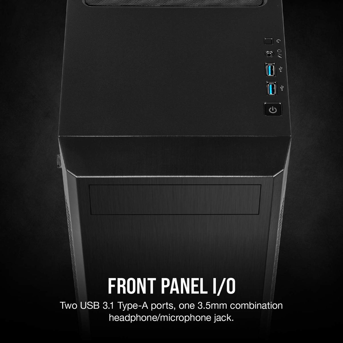 Tempered Glass Mid-Tower ATX Case F489