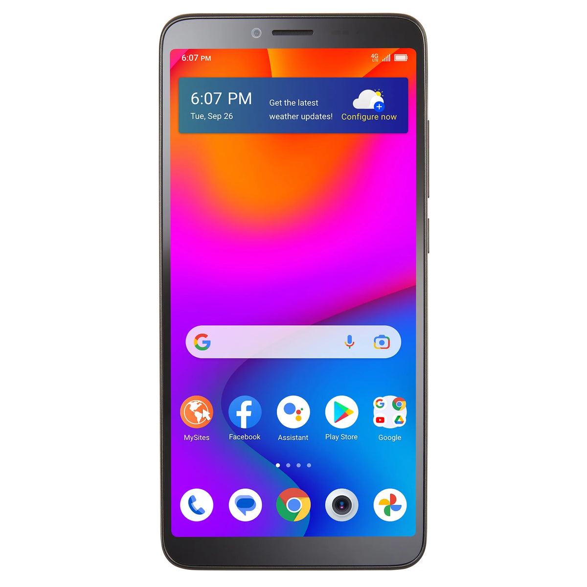 Black 32GB Prepaid Smartphone T6605