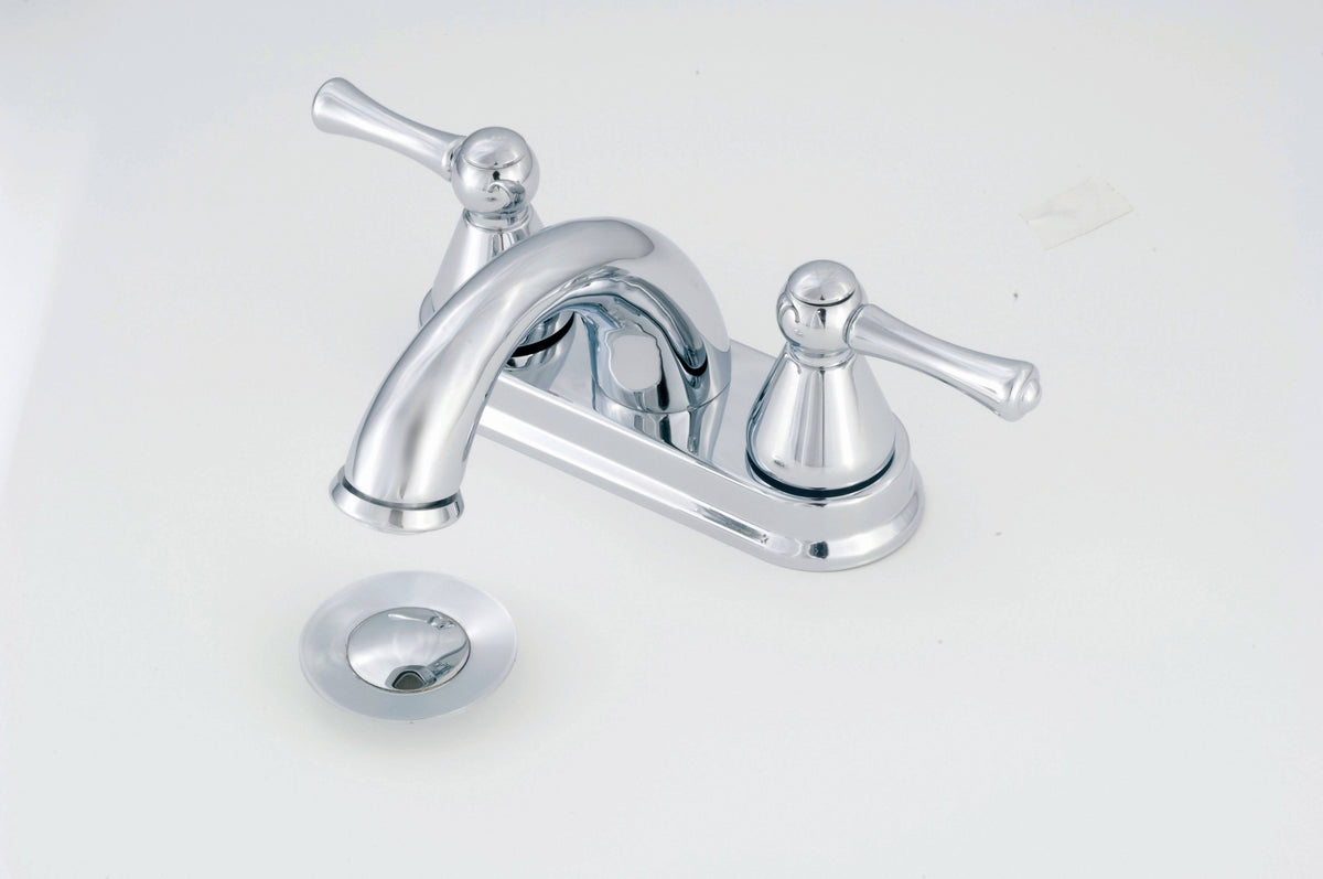 Chrome Metal 2 Handle Lavatory Faucet G447202