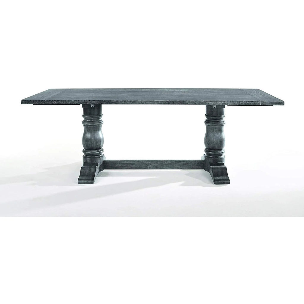 Weathered Gray Rectangular Dining Table X4522
