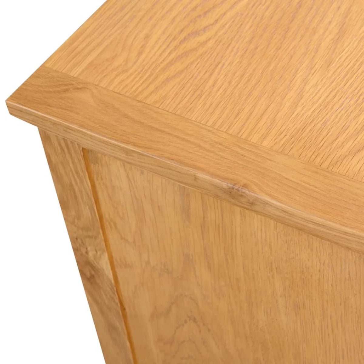 Solid Oak Wood TV Cabinet Y34945