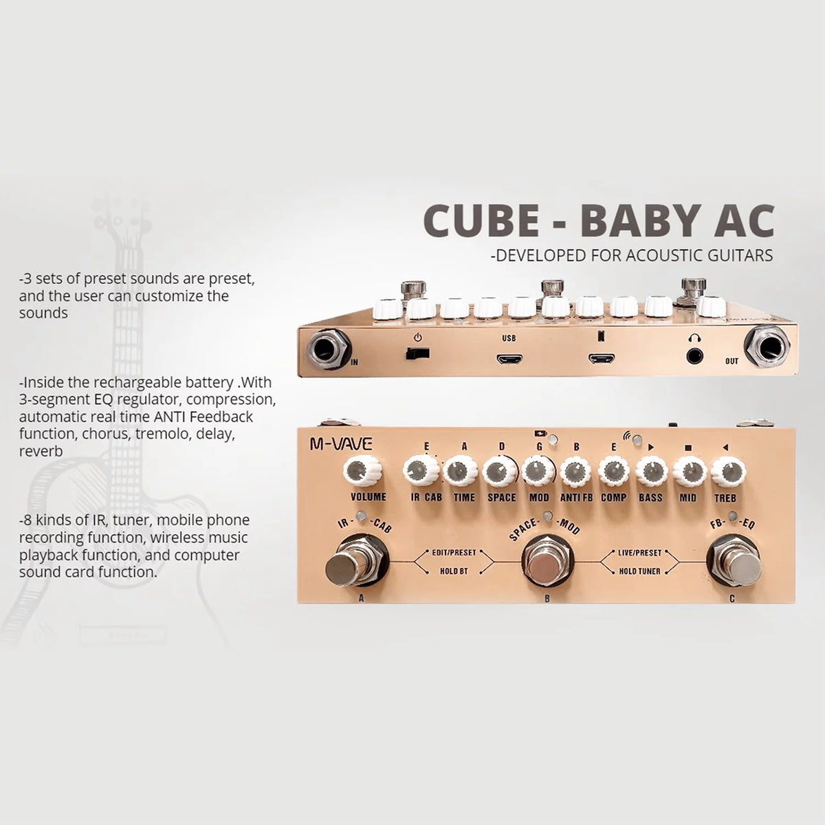 Wireless Guitar Effect Pedal I663847