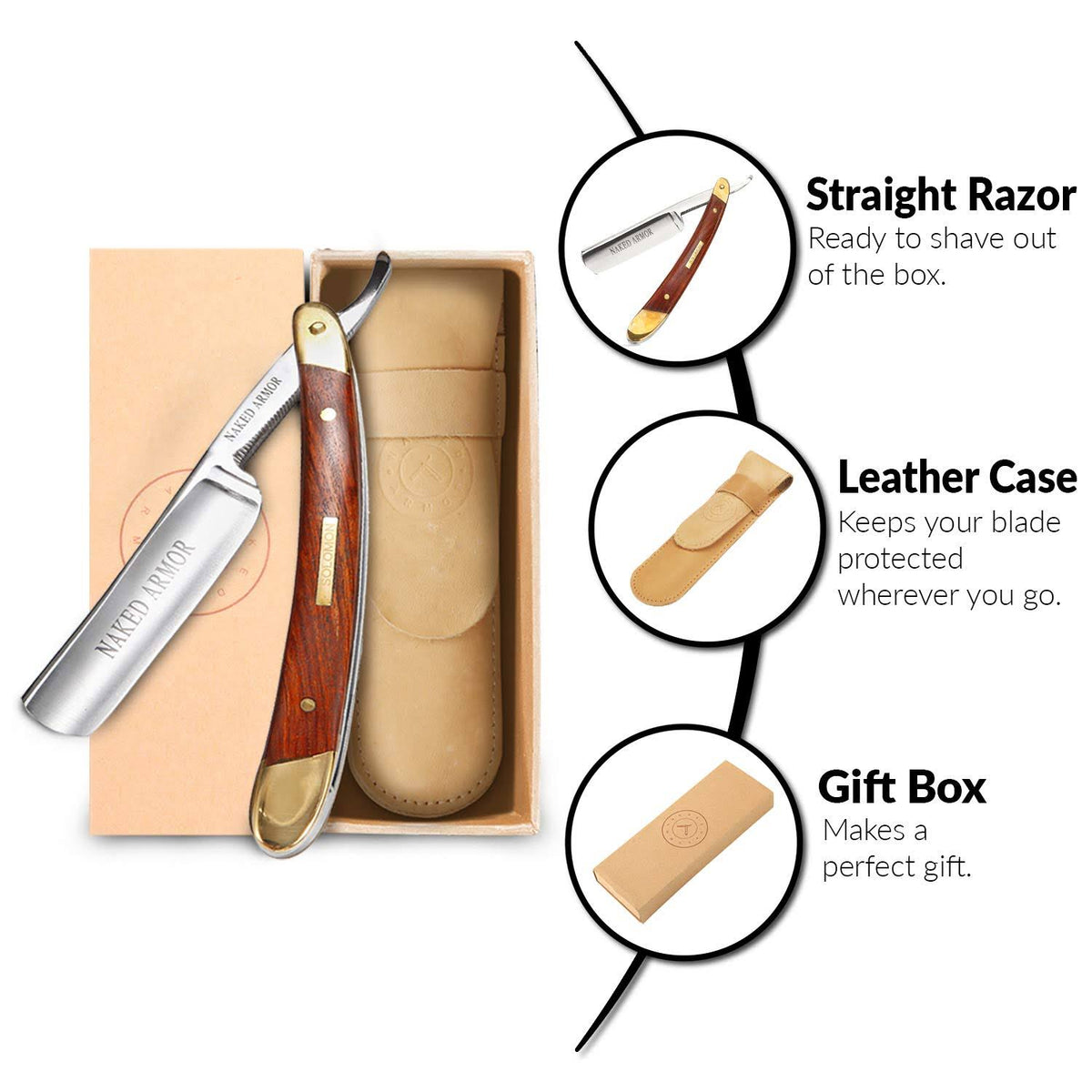 Straight Edge Razor, Japanese Steel M256