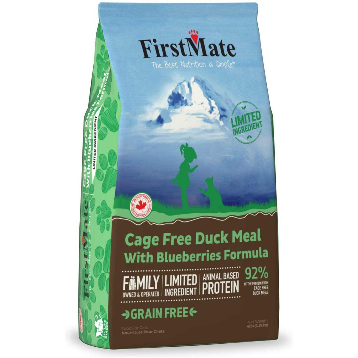 Free Duck Blueberries Cat Food T80701