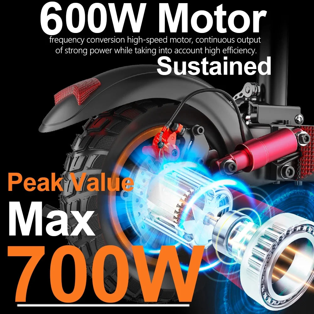 700W Electric Scooter with 10" Tires and Seat L425149