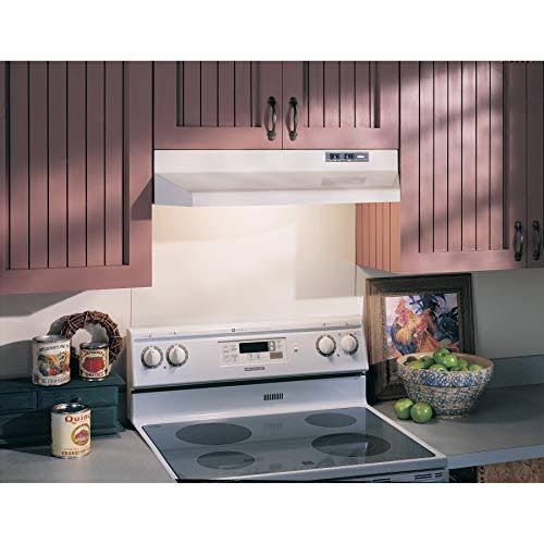 White Under Cabinet Range Hood Insert with Light Z7144