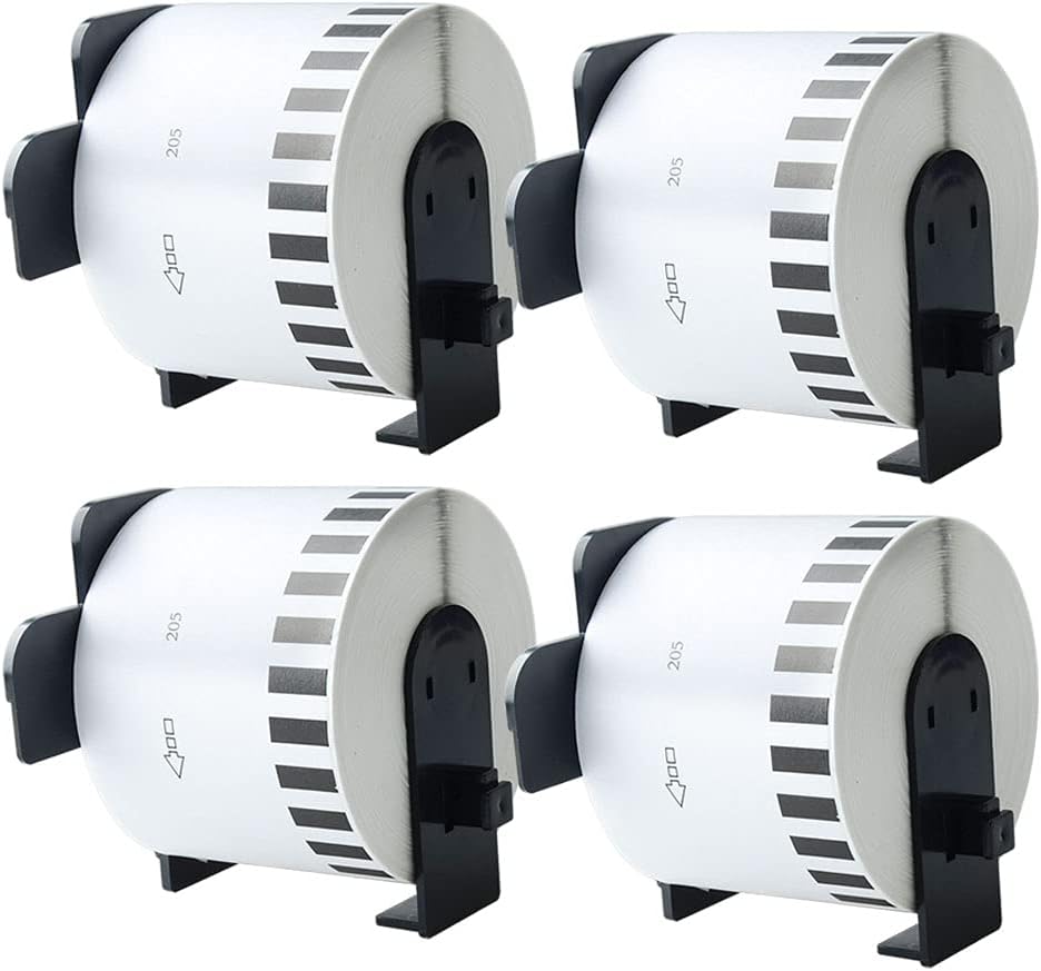 8 Pack Continuous White Label Paper Roll with 8 Reusable Cartridges V647362