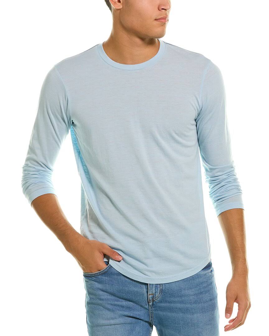 Tri-Blend Scallop Crewneck T-Shirt, Blue K7760