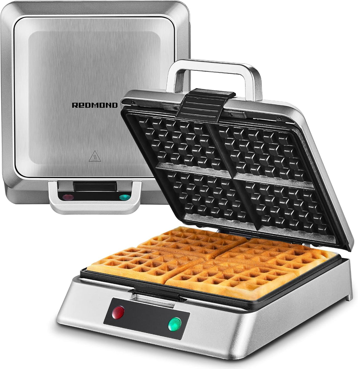 Non-Stick 4 Slice Square Waffle Maker E40873