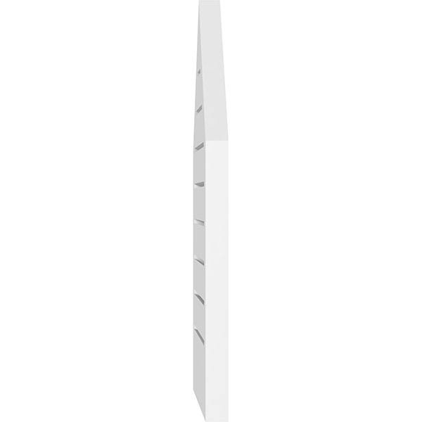 Peaked Top Surface Mount PVC Gable Vent P609