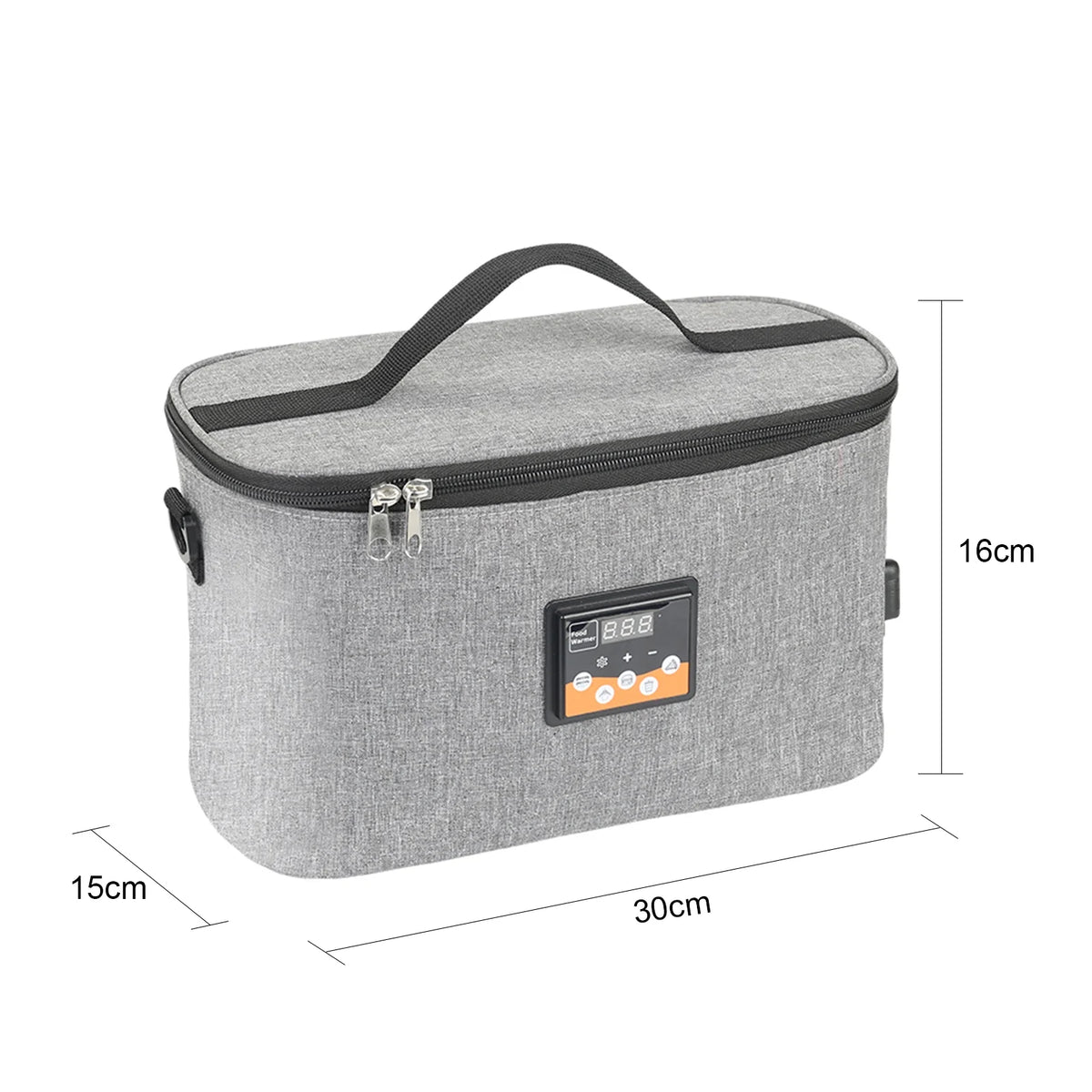 Portable Electric Car Food Warmer Oven with Digital Display 8L Q2724