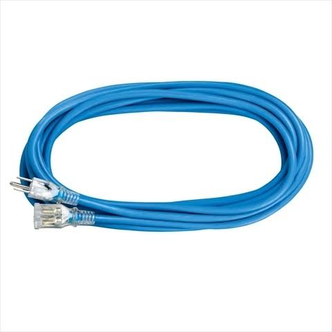 100 ft. Blue Extension Cord with Lighted End, Case of 2 D9728