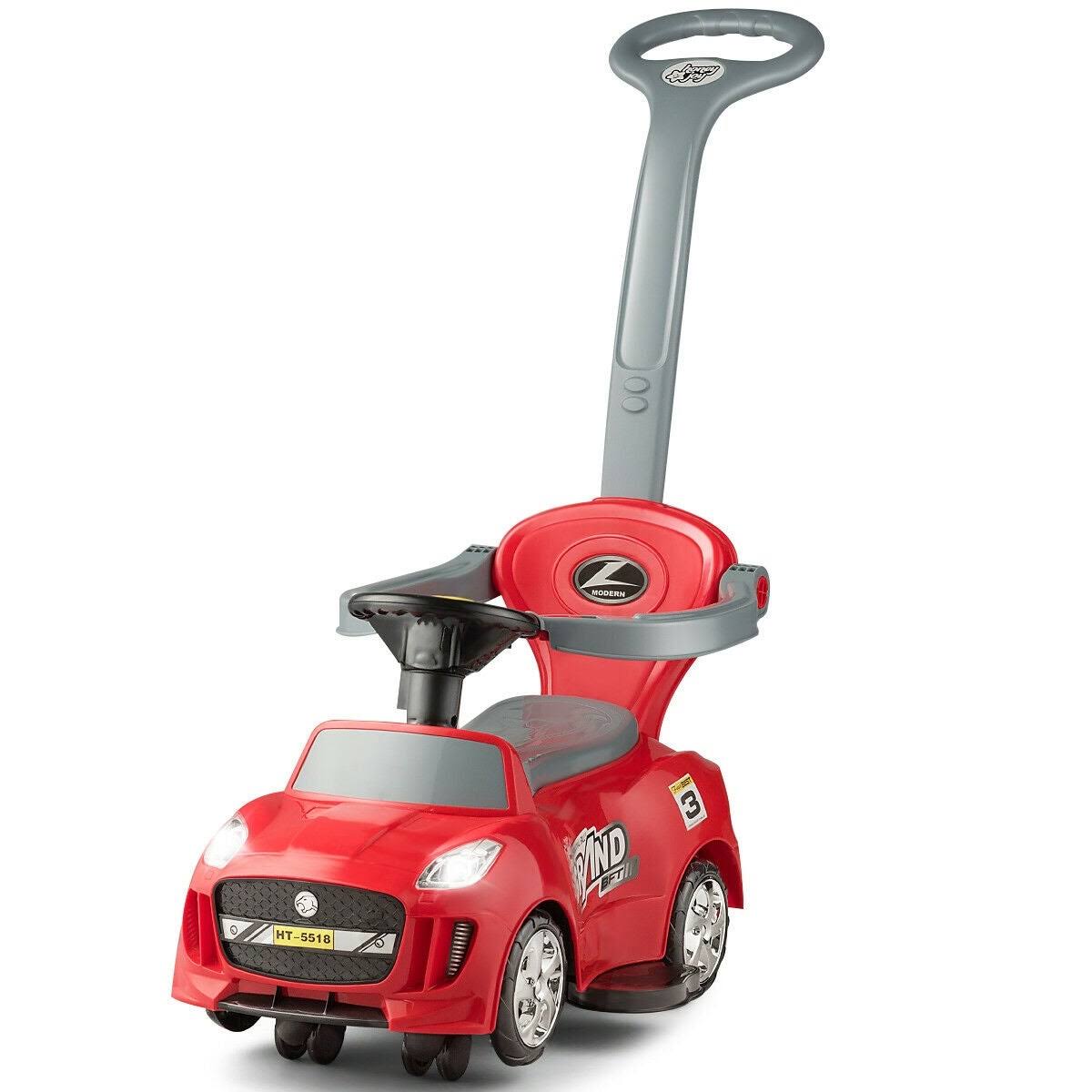 Red 3 in 1 Kids Ride on Push Car Stroller Wagon X5206