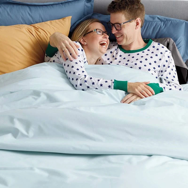 Ivory Cotton Percale Oversized Queen Flat Sheet U84974