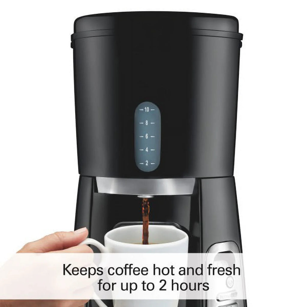 10 Cup Black Coffee Maker B843
