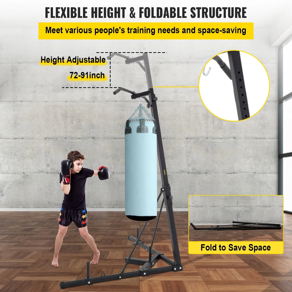 Foldable Height Adjustable Punching Bag Stand B232830