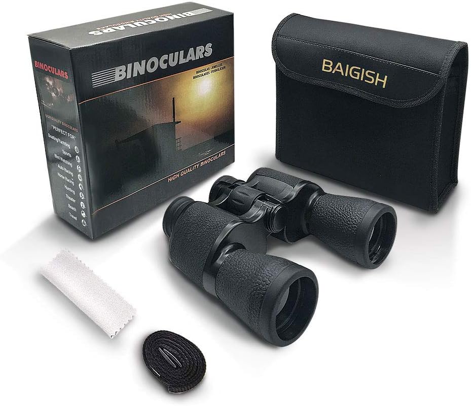 20x50 Compact HD Waterproof Binoculars with Strap Carrying Bag H55776