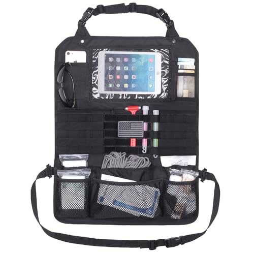 Khaki Tactical Car Seat Back Organizer G655072