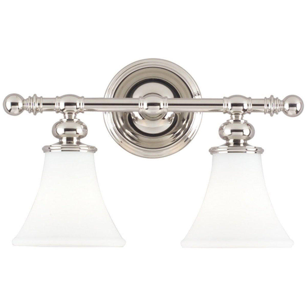 2 Light Bath Bracket, Satin Nickel U5082