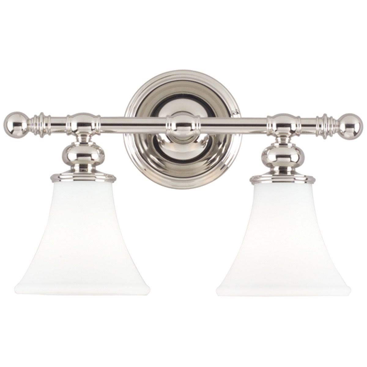 2 Light Bath Bracket, Satin Nickel U5082