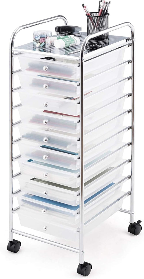 10-Drawer Rolling Storage Cart O543543