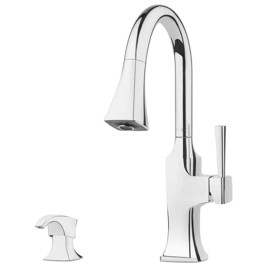 Polished Chrome Pull-Down Kitchen Faucet C753300