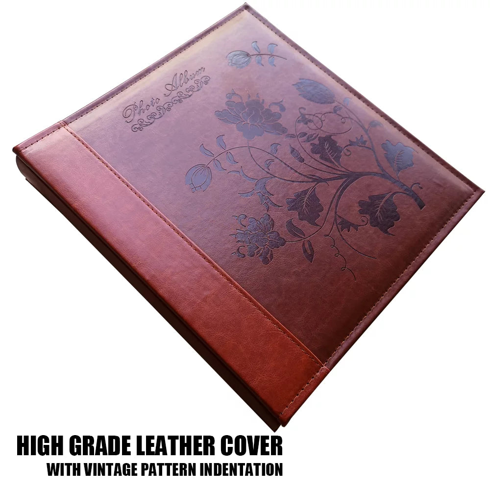 4x6 600 Pockets Photo Album with Leather Cover O623356