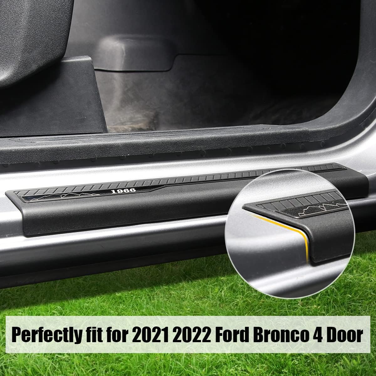 Car Door Sill Guards ABS Door Edge Guard Pack of 2 R79473