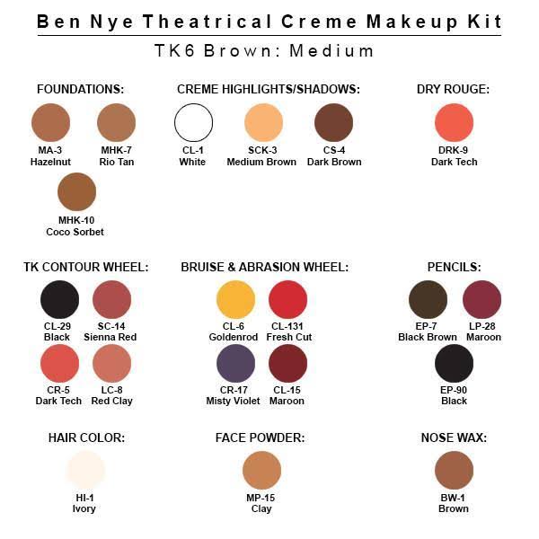 Light-Medium Theatrical Pro Makeup Kit Z273