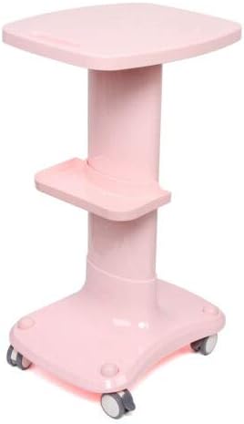 Pink Rolling Trolley with Storage Tray L874872
