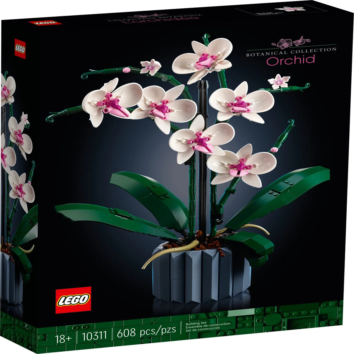 Artificial Plant Building Set with Flowers L4114