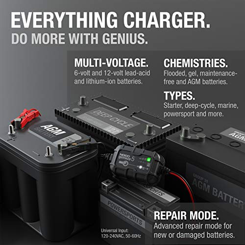 5A 6V/12V Smart Battery Charger F356