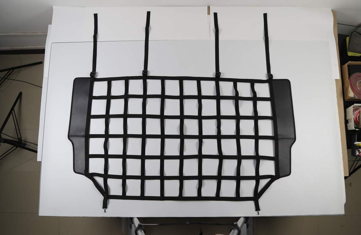 Car Trunk Isolation Net, Cargo Net for Jeep Wrangler JK and JL, JT 2007-2021 Pack of 2 N590