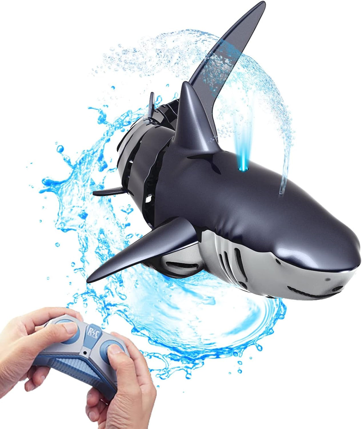 Black Remote Control Pool Shark Toy, Pack of 2 T294361
