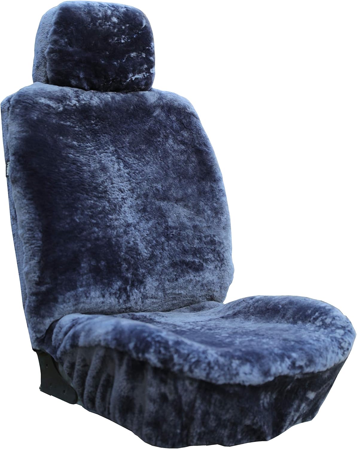 Genuine Sheepskin Seat Covers 56 by 23 Inches Light Gray W7109