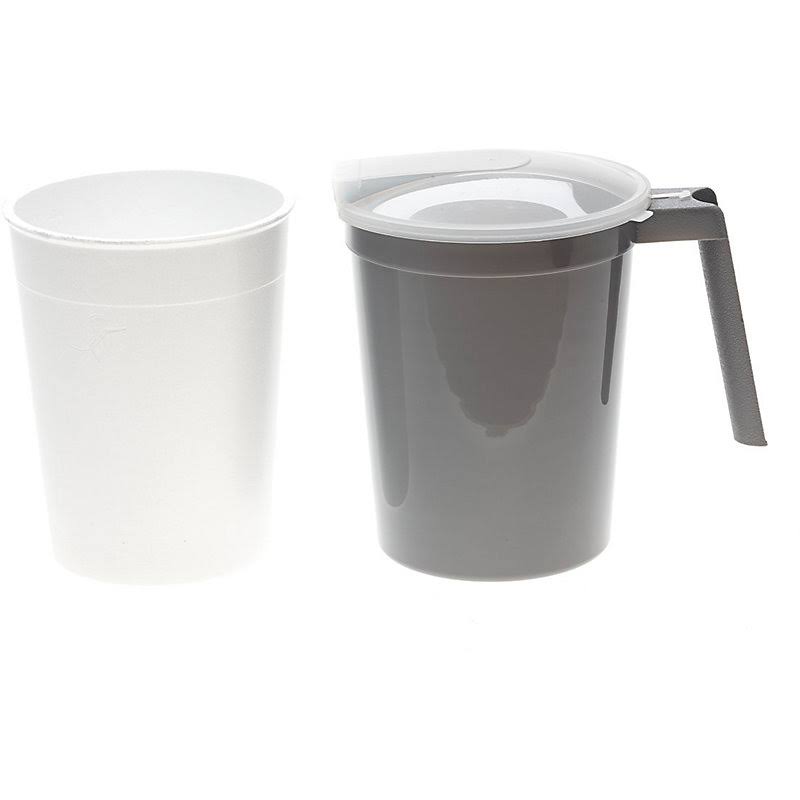 Water Pitcher Set with Foam Inner Liner, Graphite Z3571